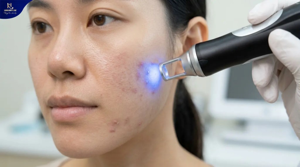 phát ban mụn trứng cá